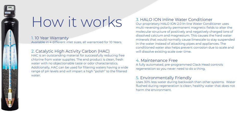 Quality water filtration installation